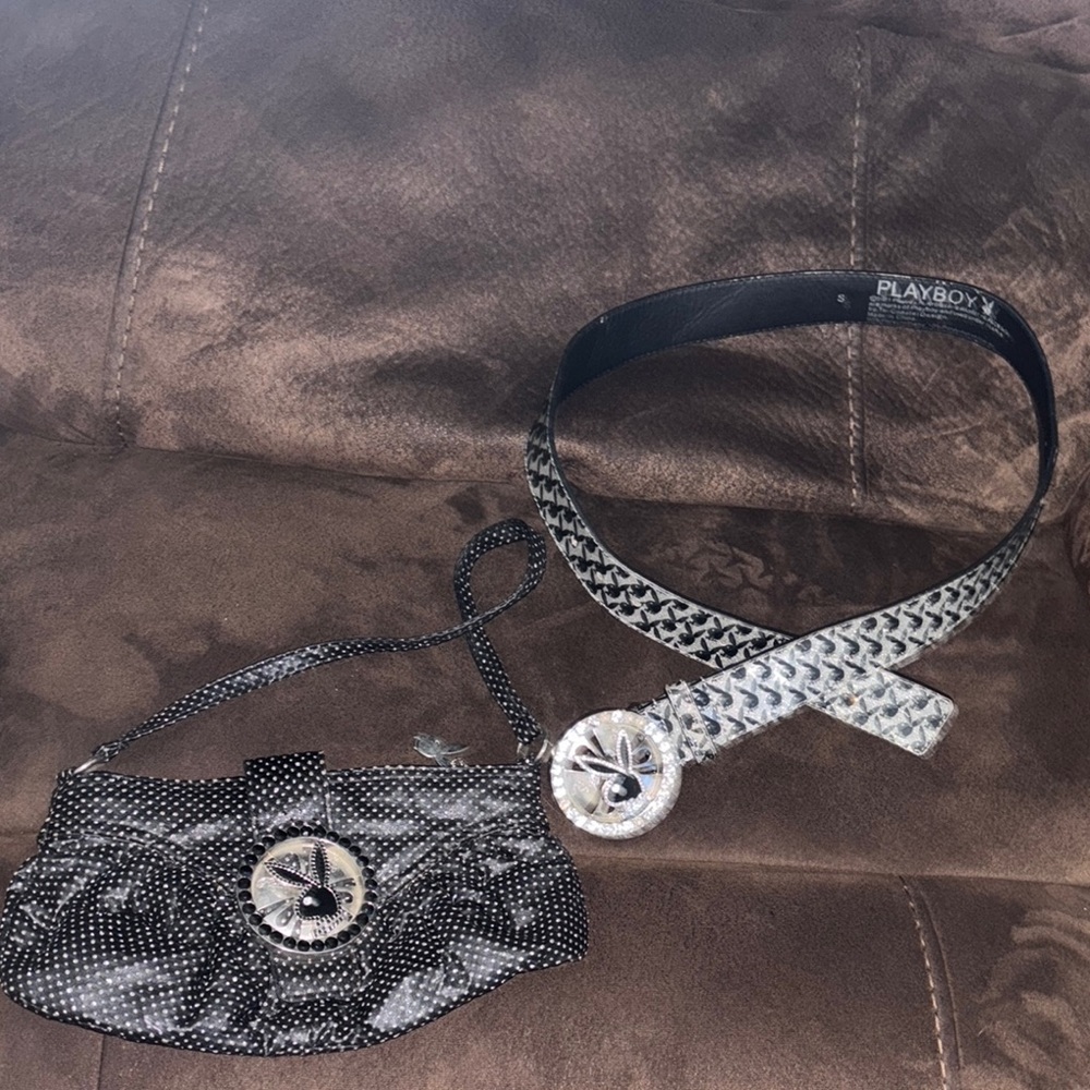 PLAYBOY Belt and Purse